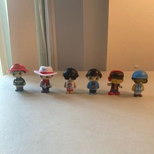 Lot of 6 Micro Figures Ryan’s - Ryans World